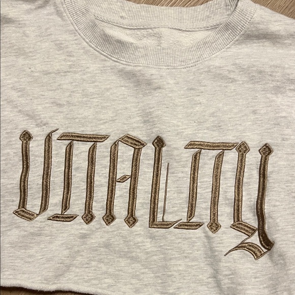 Vitality Gray Women's Sweater - Picture 2 of 3